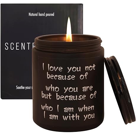 Scented Candles Gift Set Soy Wax Candle