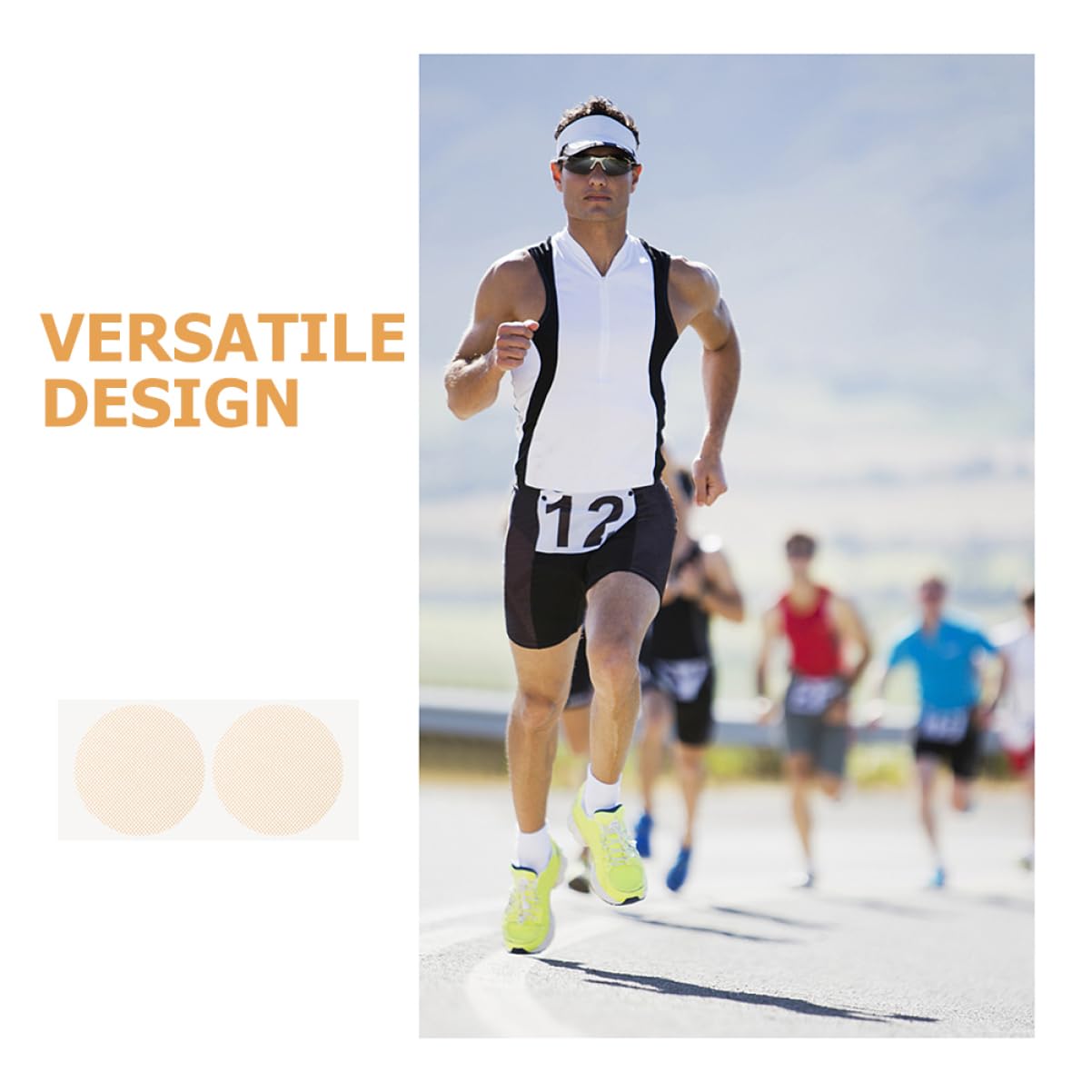 UPKOCH 5 Set Cerotti Adesivi Per Maschili Comfort Assoluto Protezione Ottimale Per Sportivi Facili Usare E Pratici Per Tipi Abbigliamento 100 Paia*5
