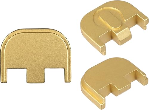 Miniatura 7 de NDZ Performance Placa de Cubierta Trasera de Deslizante para Glock 17 19 19X 20 21 22 23 26 27 34 45 y 47 49 Gen 5 9MM .40 S&W, Aluminio Gravado con