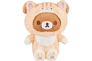 Chairoikoguma San-X Original Sitting Cat Costume Plush: Cuddle Up with the San-X Icon