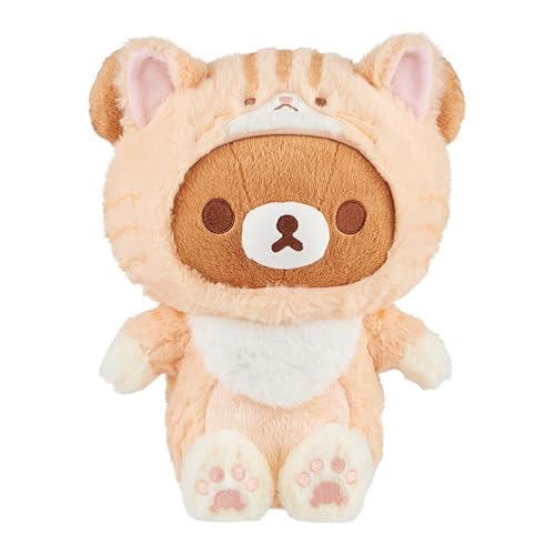 rilakkuma chairoikoguma san-x original sitting cat costume plush