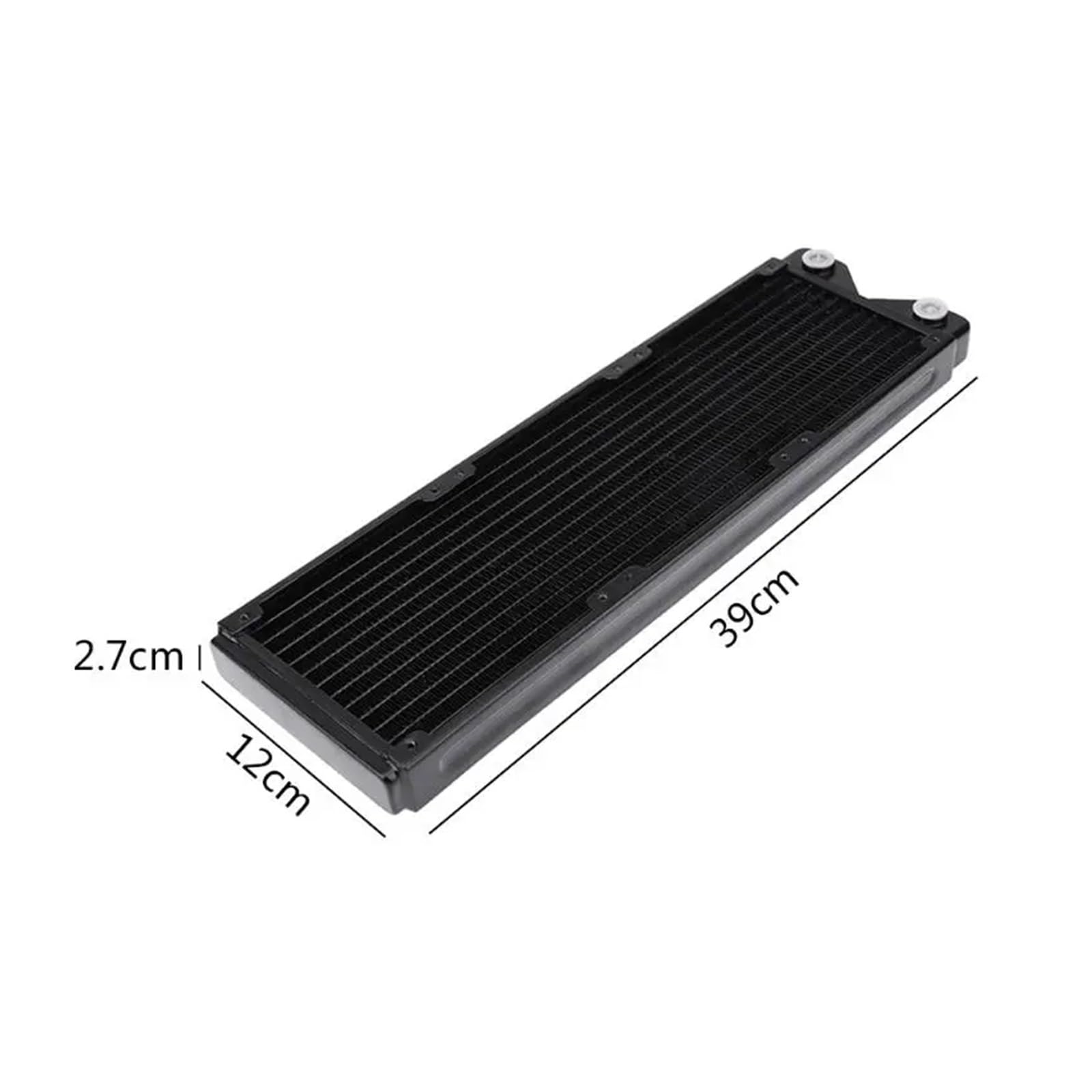 Wymiennik ciepła, 360mm Pełna Miedziana Chłodnica Wodna Wymiennik Chłodzenie Wodne Komputerowy Radiator PC Chłodnica Wymiennik Ciepła Chłodnica Z Pakietem Śrubowym
