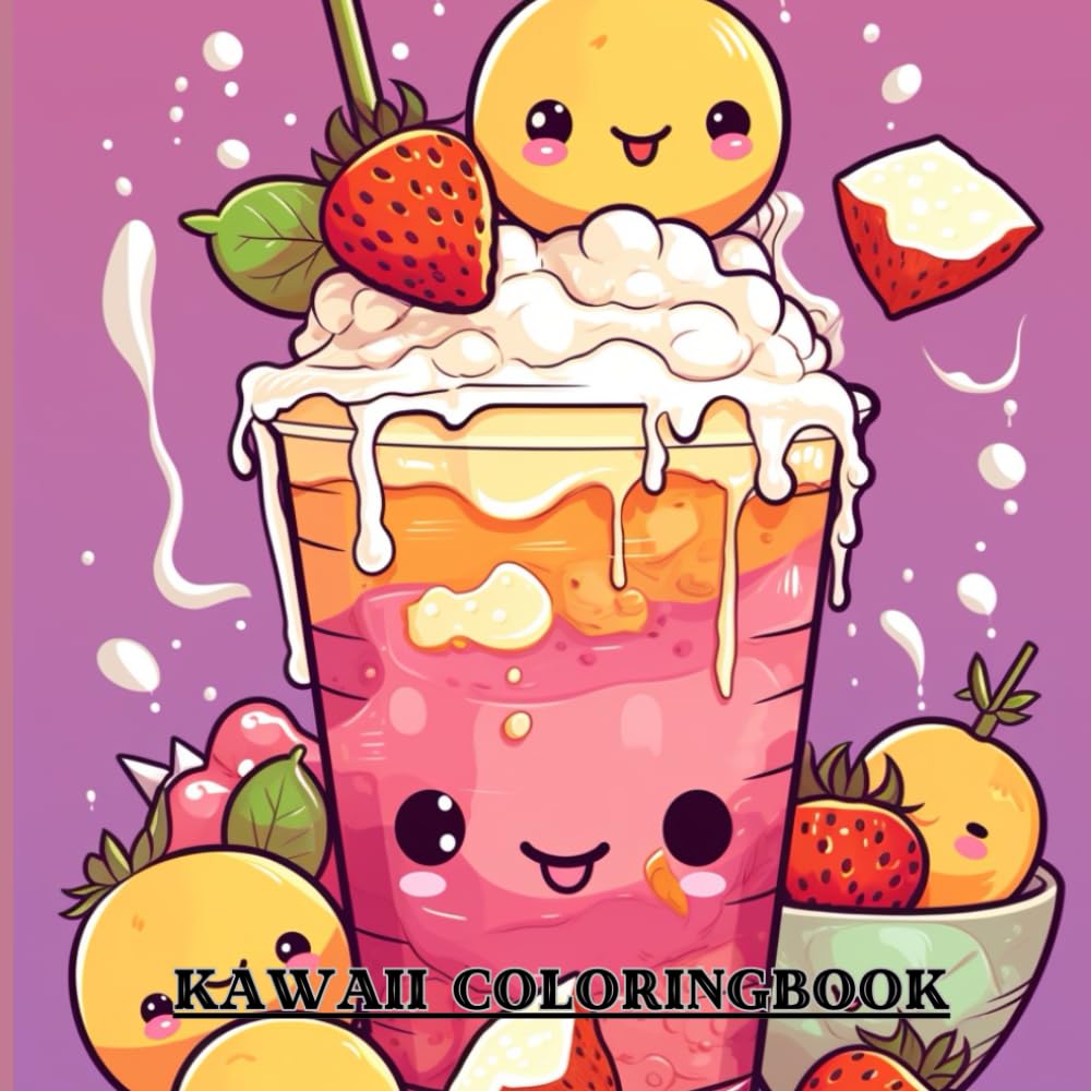 Kawaii Coloringbook by Liz: Adorable and Stress-Relieving Coloring Pages for All Ages