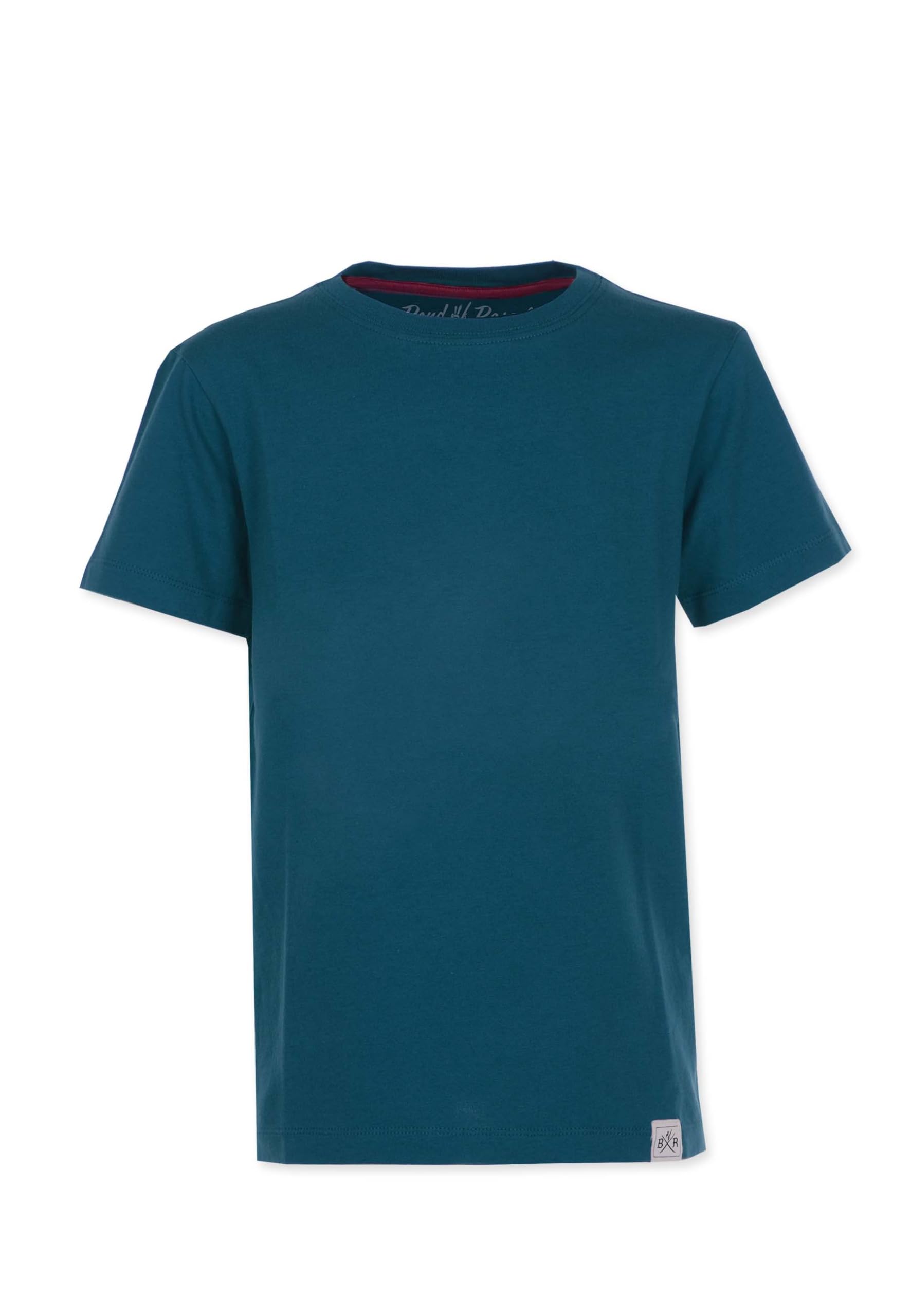 Band of Rascals Kinder Kurzarm T-Shirt Basic aus Bio-Baumwolle, Dark-Petrol, Gr. 146