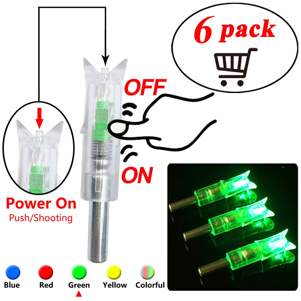 Buy New Lighted Nocks for Arrows with .300/7.62mm Inside Diameter Led