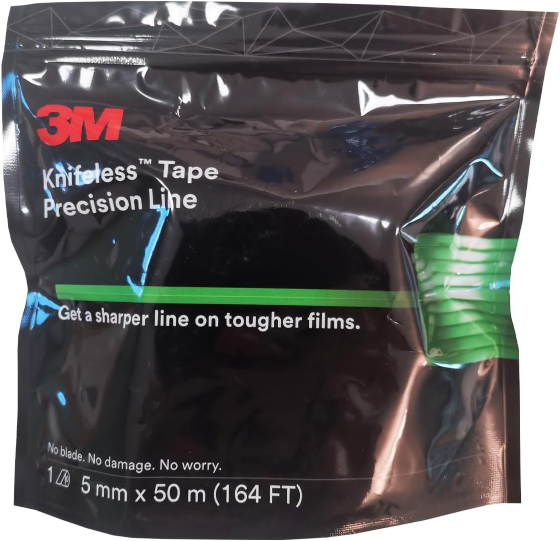 Knifeless Bridge Line Vinyl Wrap Cutting Tape 50 Meter Roll (164 Ft) for door seams and gaps by Knifeless Tech Systems