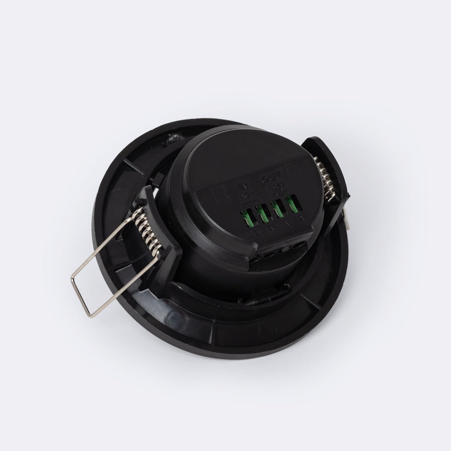 2 pezzi mini rilevatori di movimento a infrarossi, portata 2-8m/120°/360°, rilevatore di movimento PIR da incasso IP20 220V, sensore di costruzione compatta con sensore crepuscolare, durata di 2 pezzi mini rilevatori di movimento a infrarossi, portata 2-8m/120°/360°, rilevatore di movimento PIR da incasso IP20 220V, sensore di costruzione compatta con sensore crepuscolare, durata di
