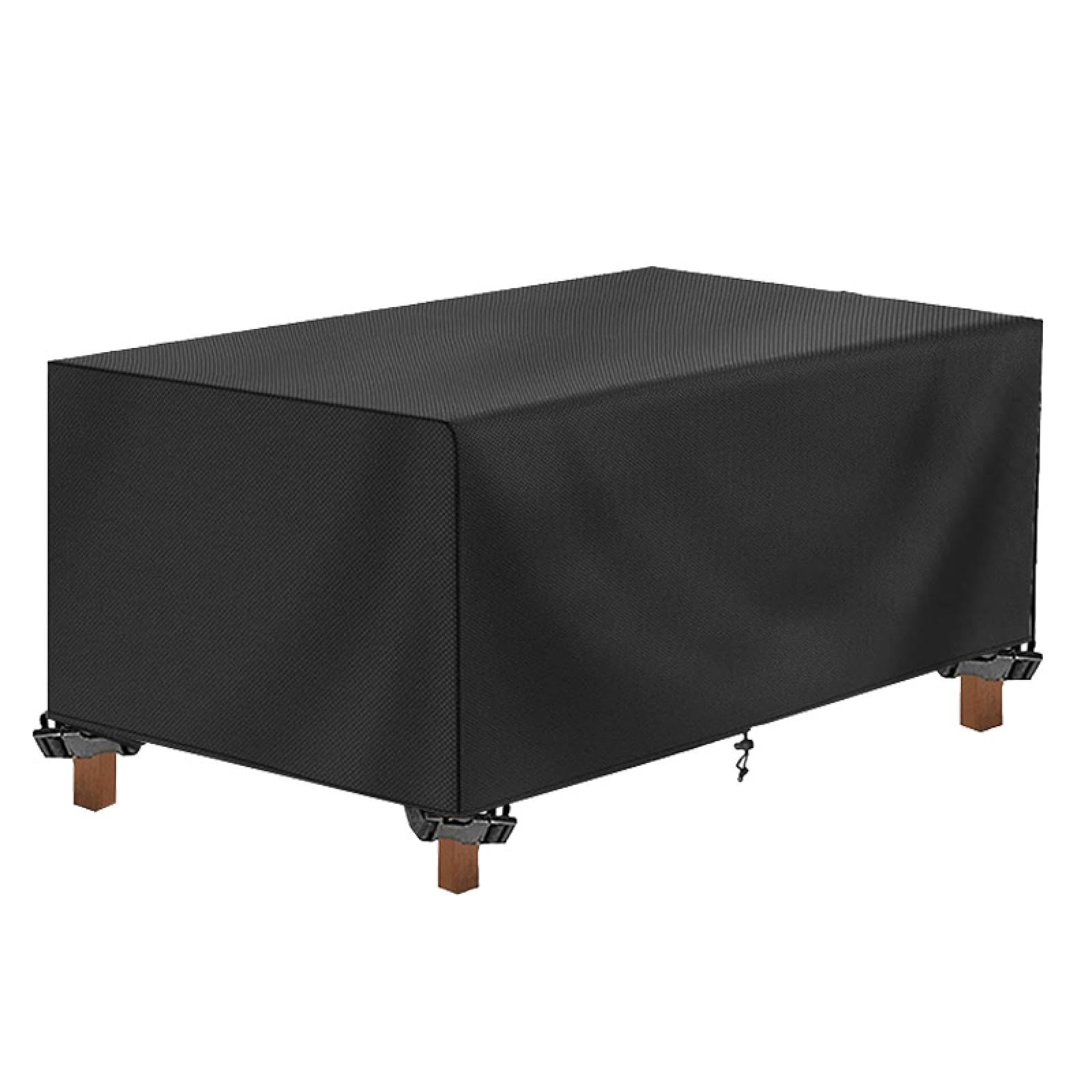 Housse Protection Table Jardin 270x270x90cm/LXlXH Bache Protection Table Exterieur,Tissu Oxford 600D Housse de Protection Imperméable Idéale pour Meubles Jardin et Les Tables à Manger Noir