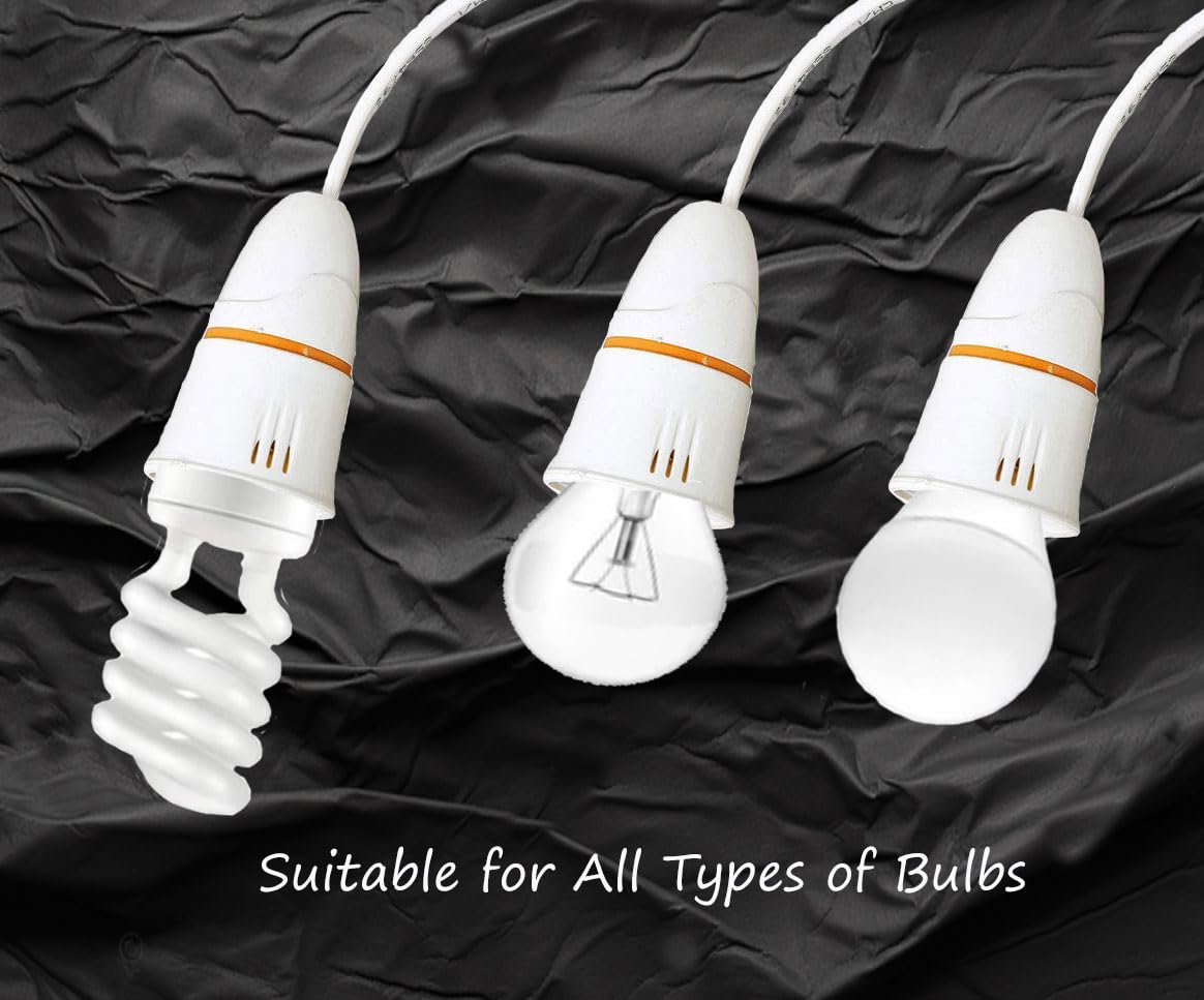 Electric Bulb Holder with Switch - Extend Lamp Reach -3