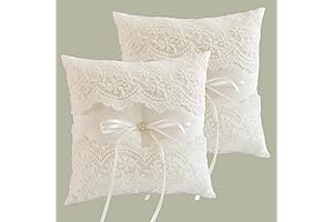 2 PCS Wedding Ring Bearer Pillows for Unforgettable Moments