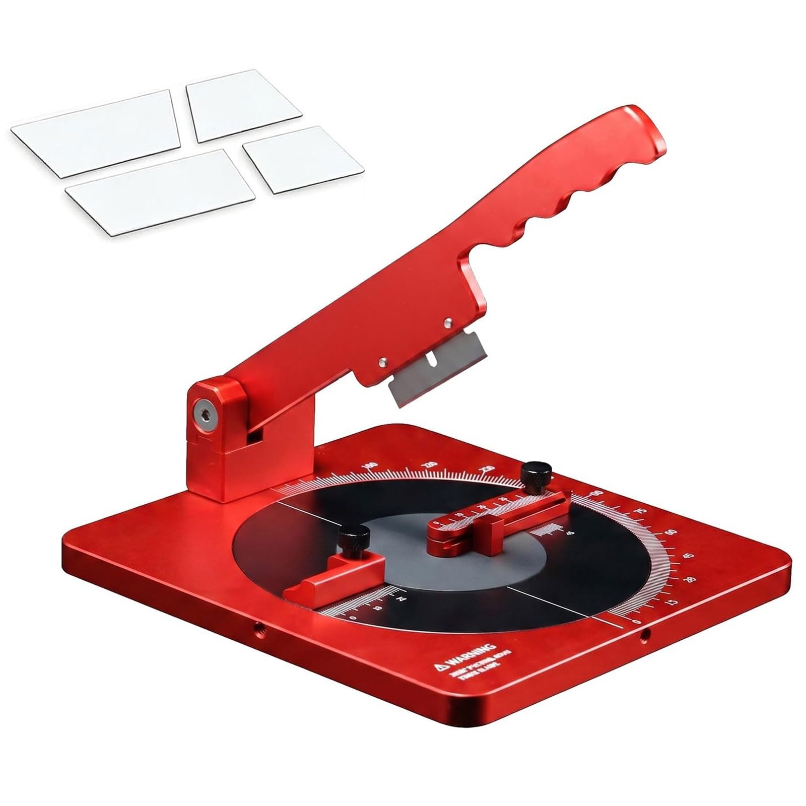 Stacja tnąca do modelarstwa, regulowane narzędzie tnące 0-180°, nóż kątowy ze stopu aluminium, do blachy gumowej, plastikowej płyty, projektów hobbystycznych