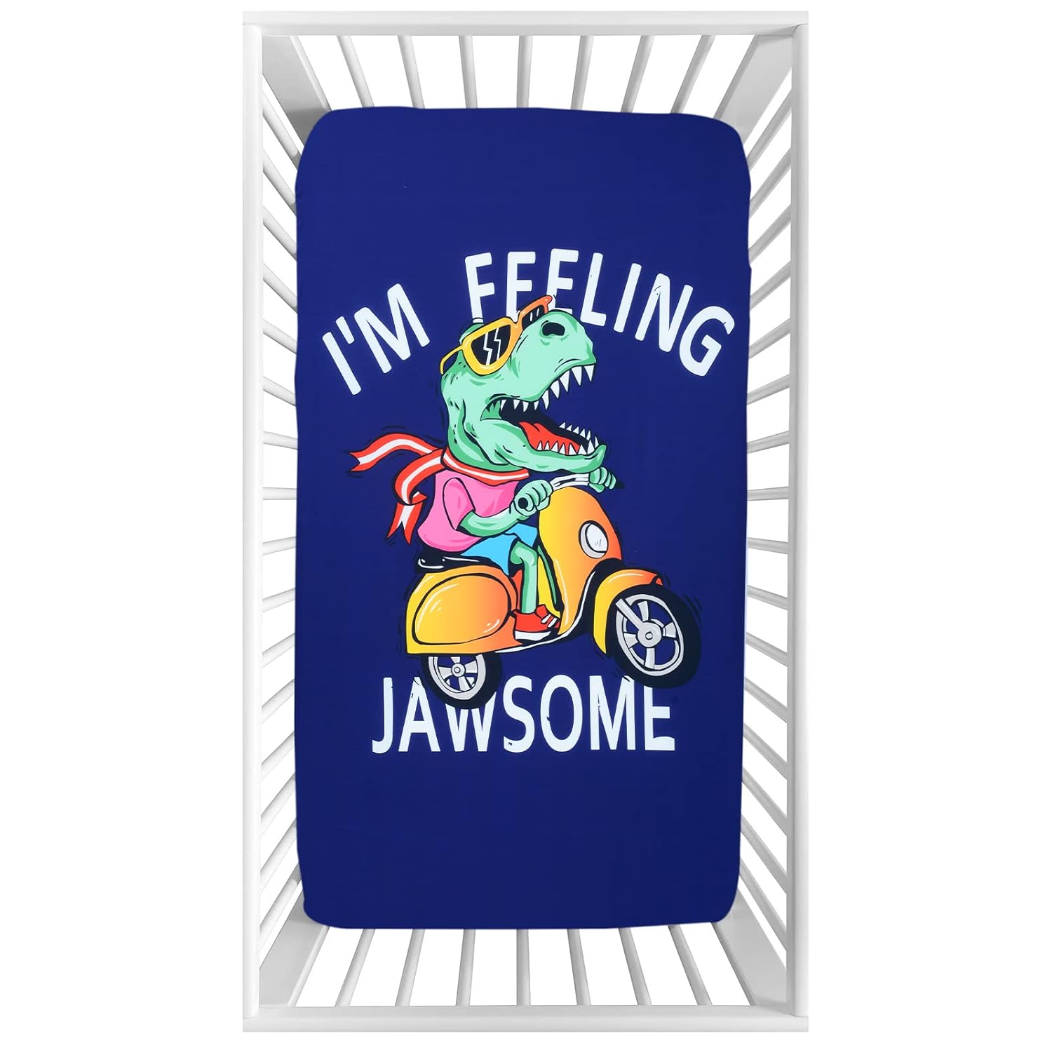 Cloele Dinosaur Toddler Crib Sheet Baby 100 Polyester 1