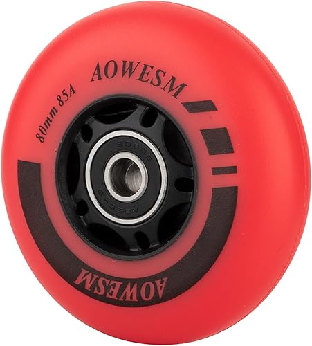 Miniatura 6 de AOWESM Ruedas de patinaje en línea de 2.835in, 2.992in, 3.150in, 85 A, ruedas de repuesto para patines de hockey con rodamientos ABEC-9 y