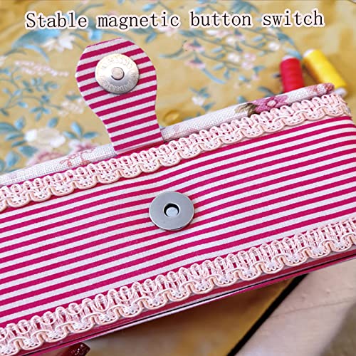 Sewing Storage Box, Sewing Basket Accessories Organizer Sewing Supplies Organizer Diy Storage Bag For Sewing Tools Kit Christmas Gift #TOP2