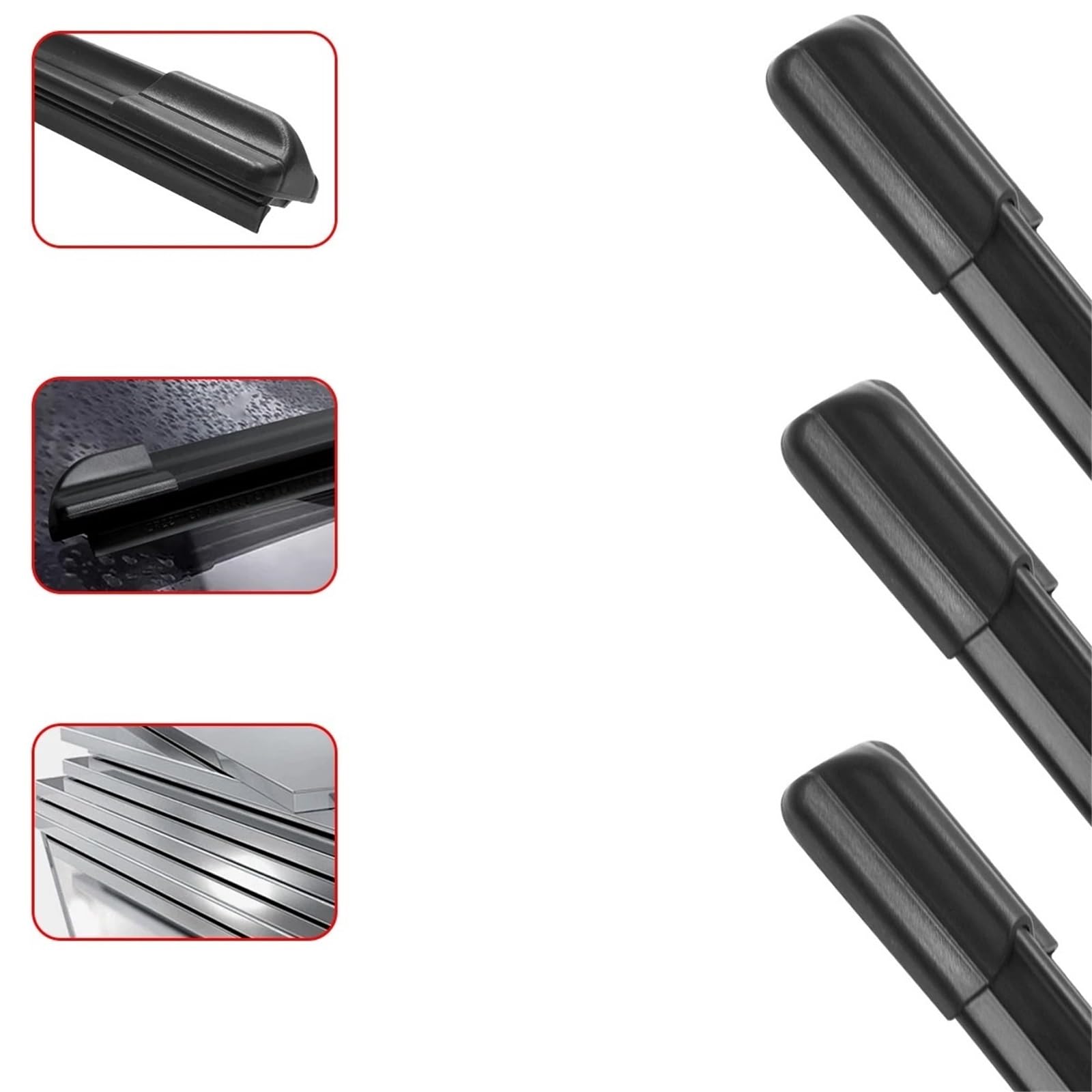 Limpia Parabrisas Limpiaparabrisas Delanteros Traseros Para Mitsubishi Para ASX Para Outlander Para Sport Para RVR 2010-2022 Escobillas Limpiaparabrisas