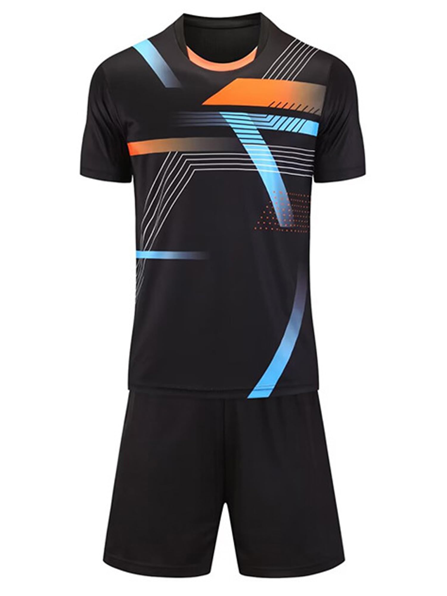 Oyolan Bambini Tuta Sportiva per Ragazzini Completo Calcio Bambino Divisa Calcio Bambino Shorts Set Tuta Squadra di Uniforme di per Giovani