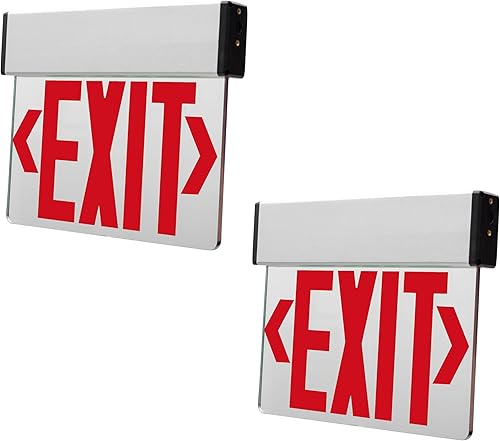 Miniatura 1 de Ciata Señal de salida de dos LED, letrero de salida de luz, letrero de salida de iluminación de emergencia, luces de salida de emergencia iluminadas