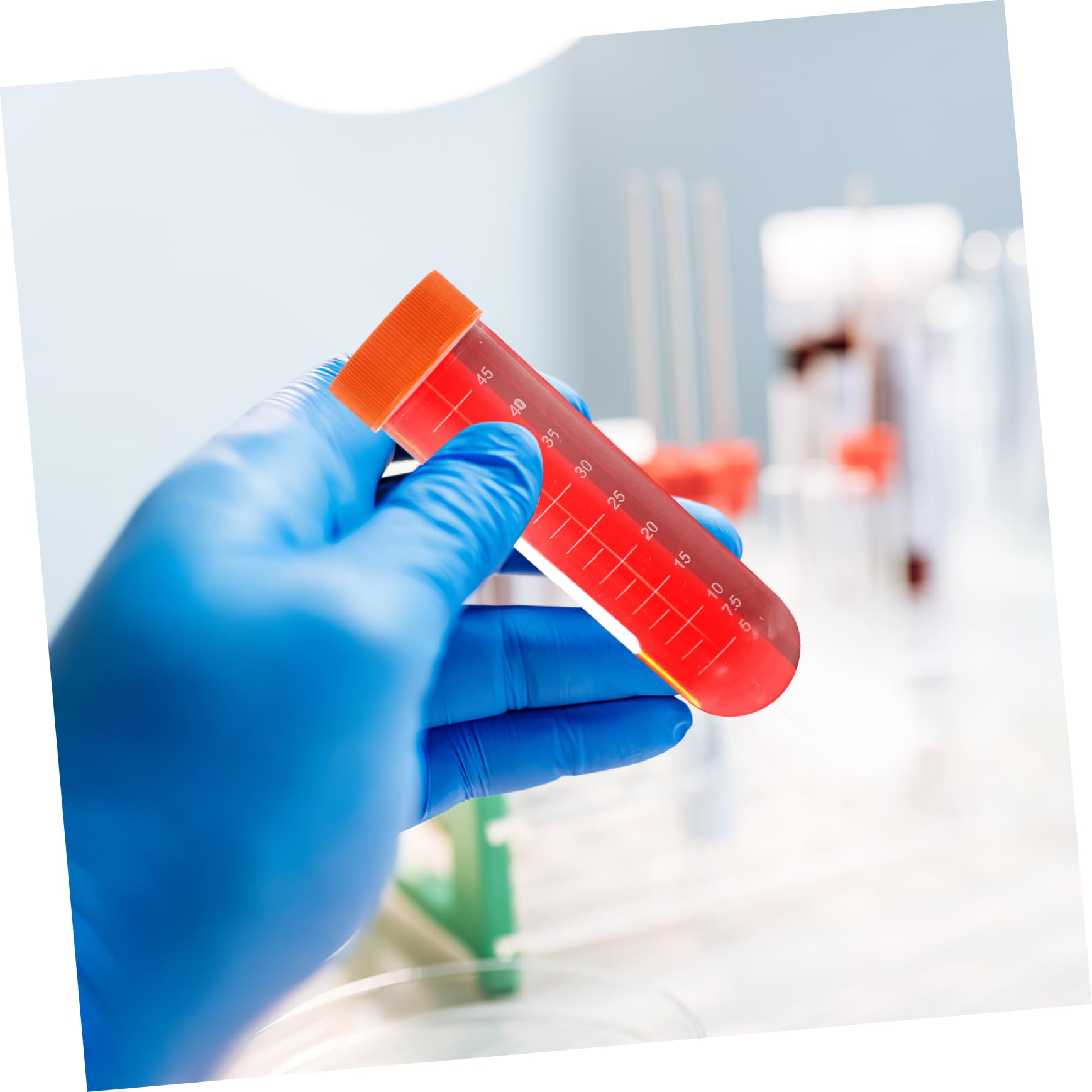 Amosfun 100piezas Tubos De Centrífuga Rosca Para Experimentos Científicos Tipo Probeta Con Tapon Material De Laboratorio