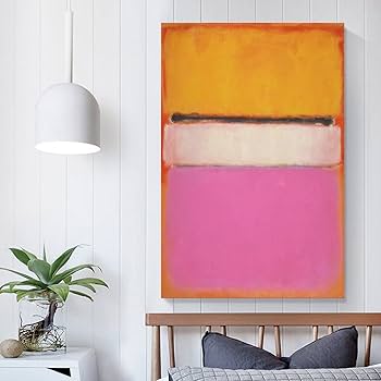 マーク・ロスコ「『White Center』(1950)　シルクスクリーン マーク・ロスコ「『White Center』(1950) シルクスクリーン