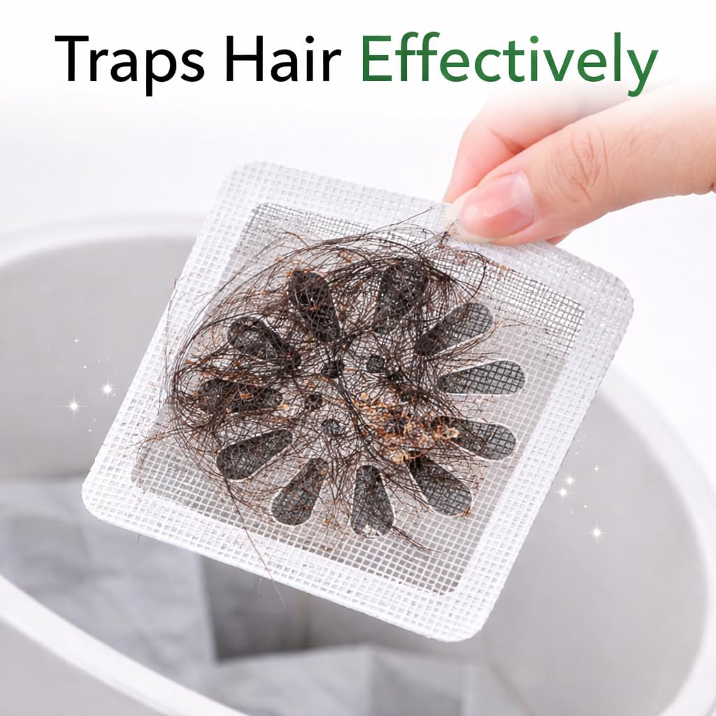 Drain Hair Catcher Stickers - Prevent Clogs! -6