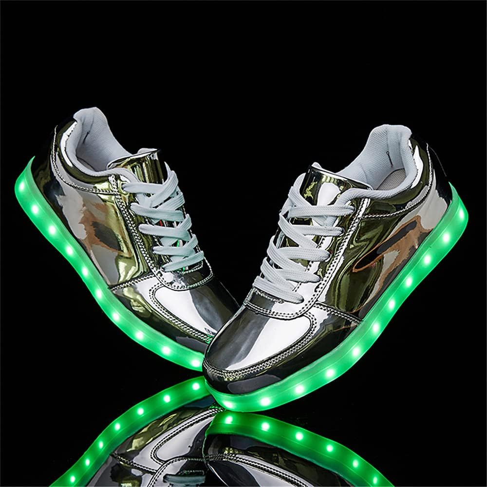 YuanRoad Unisex LED Light Up Shoes with USB Charging Glowing Luminous LED Sneakers - Image 6
