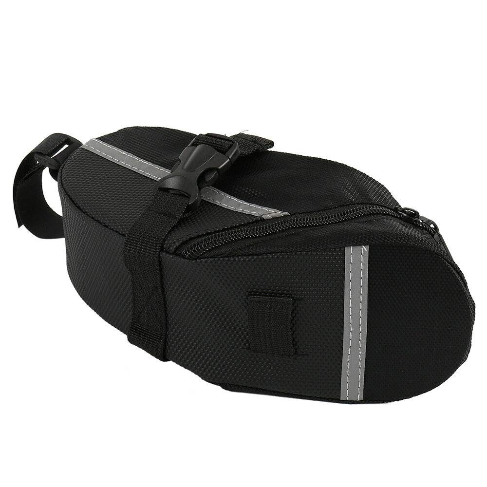 Kit di Attrezzi per Riparazione Bici e Set di Mini Pompe per la Manutenzione di Biciclette da Montagna - Attrezzo Multiuso 16 in 1 con manometro da 210 PSI, Borsa da Sella