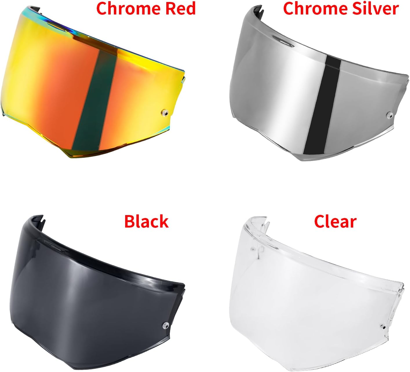 Advant X Visor Shield, Outer Face Shield for Advant X Motorcycle Helmet Compatible with Advant X Carbon (Black)