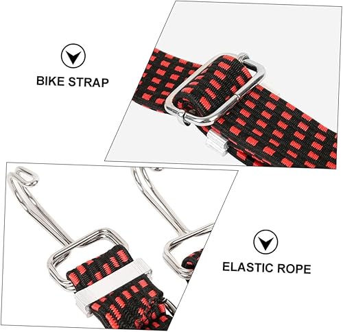 Miniatura 8 de Kisangel 3 piezas de cuerda elástica para equipaje, correas de carga para remolque de automóvil, correa de equipaje de trinquete resistente, correa
