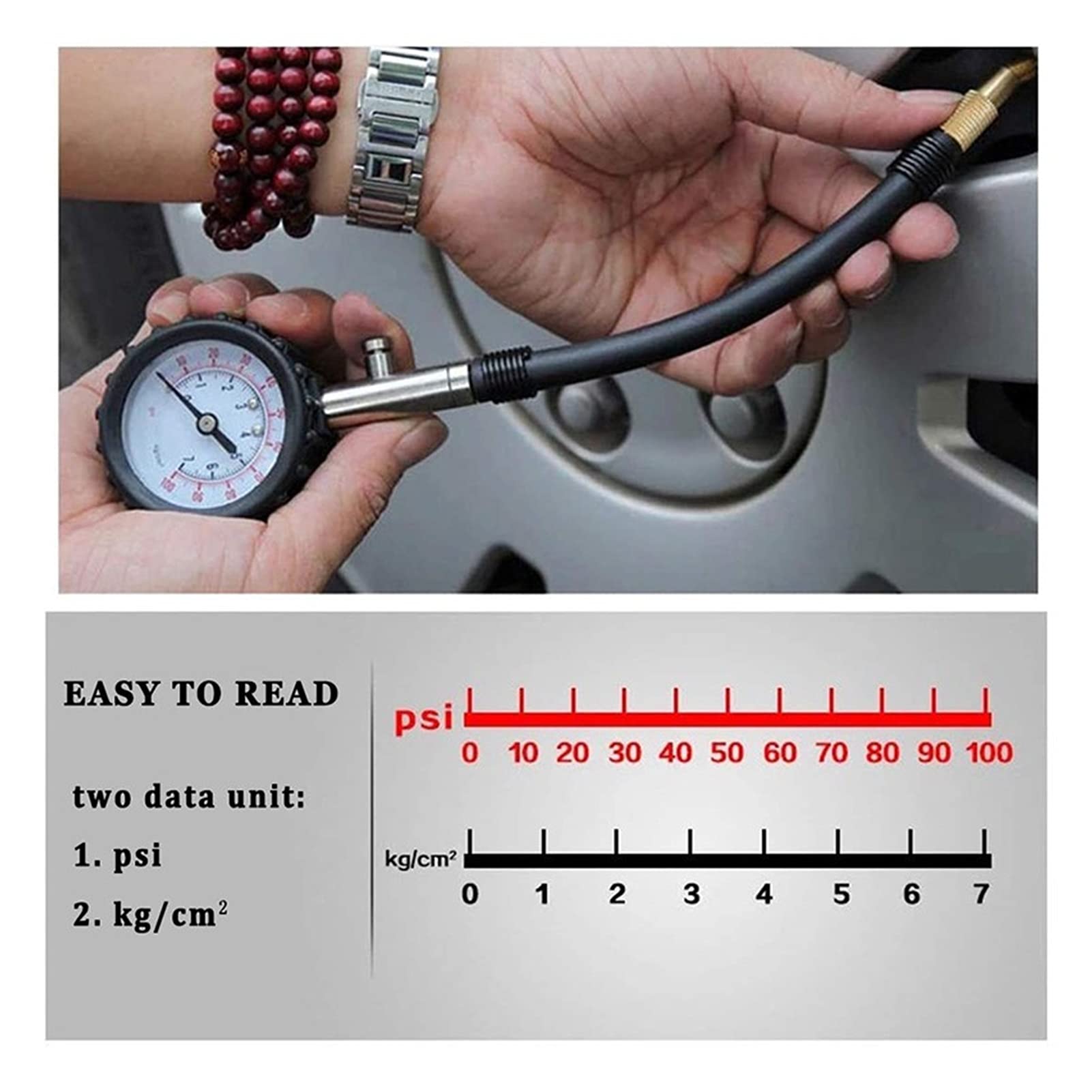 Strumenti di controllo della pressione dei pneumatici Digital Rapid Pneumatici / Tire Deflator Auto Trucks Automobile Pneumatico Manometro Air Deflars Veicolo fuoristrada 4WD 4X4. Accessori con pressi