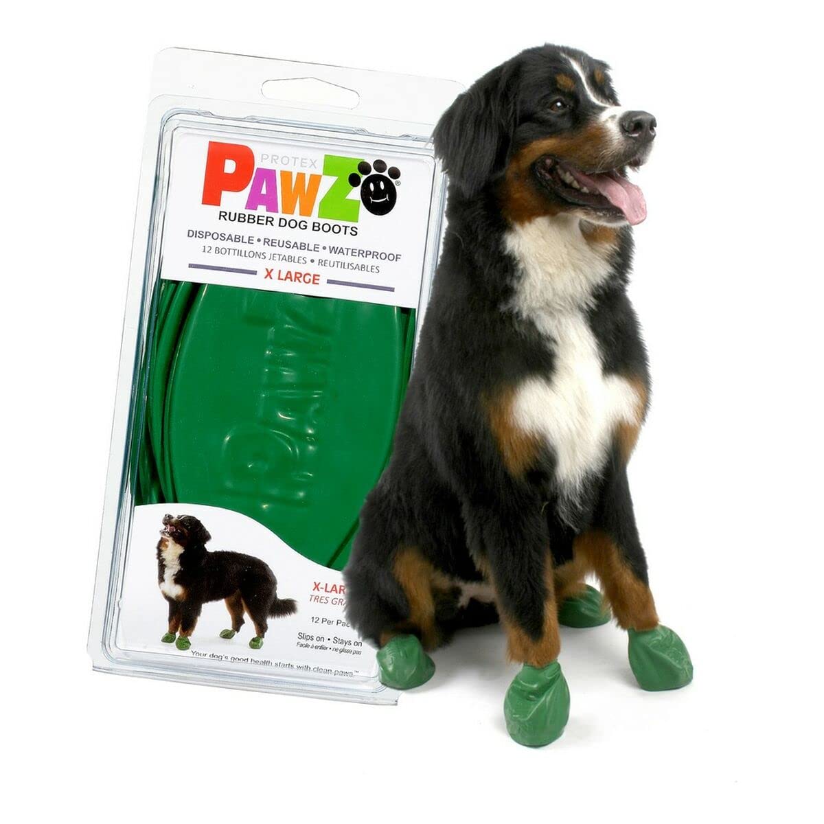 X Large Pawz Durable All Weather Dog Boots (12 boots)