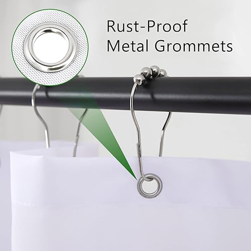 Miniatura 5 de Cortina de ducha para niños, océano, verano, linda ballena de dibujos animados, divertida decoración de baño para guardería, niños y niñas,