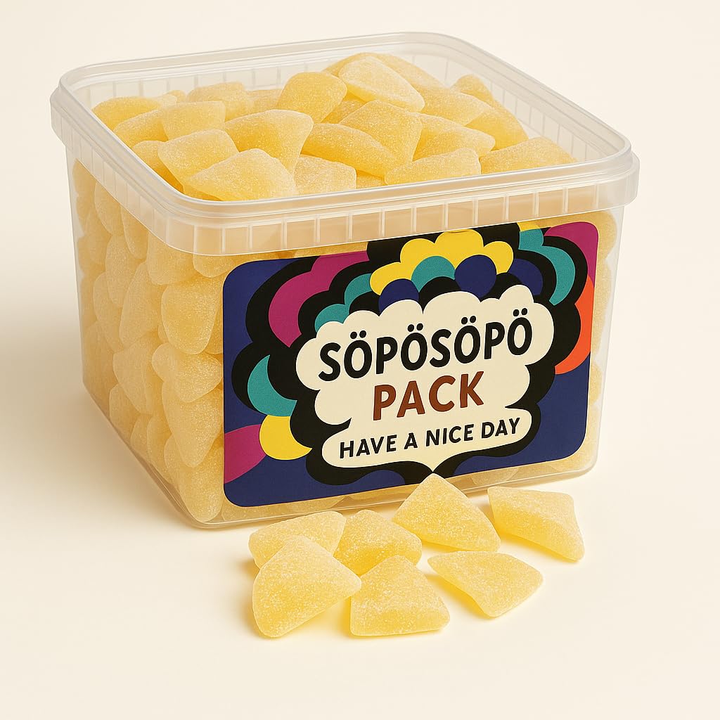 SÖPÖSÖPÖ Scandinavian Treat Pack – Remix Grapefruit-Weingummis 1 Box (2 kg) – Fruchtige Kaubonbons mit spritzigem Geschmack (Remix Grapefruit)