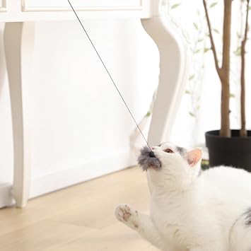 6Pcs Cat Tree Replacement Parts Interactive Cat Ball Toy Replacement Hanging Kitty Dangling Toy for Scratching Posts & Towers Ball