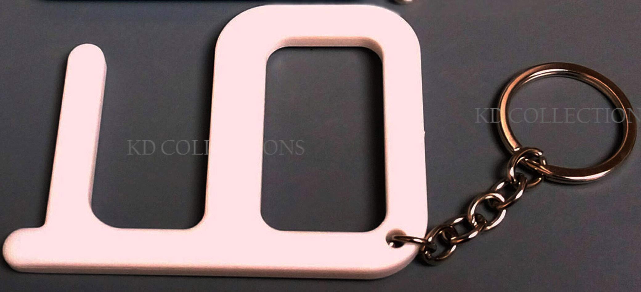 KD COLLECTIONS (1 Pc) Hands-Free Contactless Door Opener Tool No Touch Safe Touch Key Non Contact Touchless Door Opener Keychain (Multi Color)