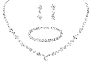 Crystal Bridal Wedding Jewelry Sets for Bridesmaids