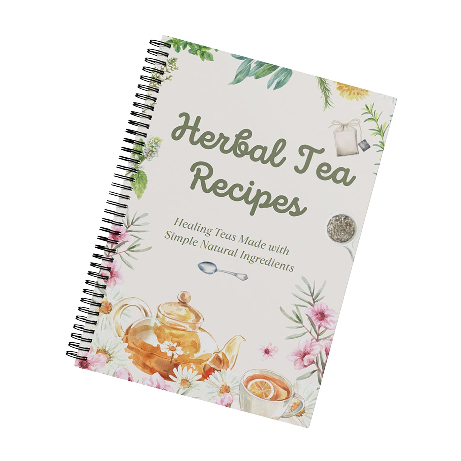 Libro de recetas de té para principiantes con manual de bienestar ilustrado 8