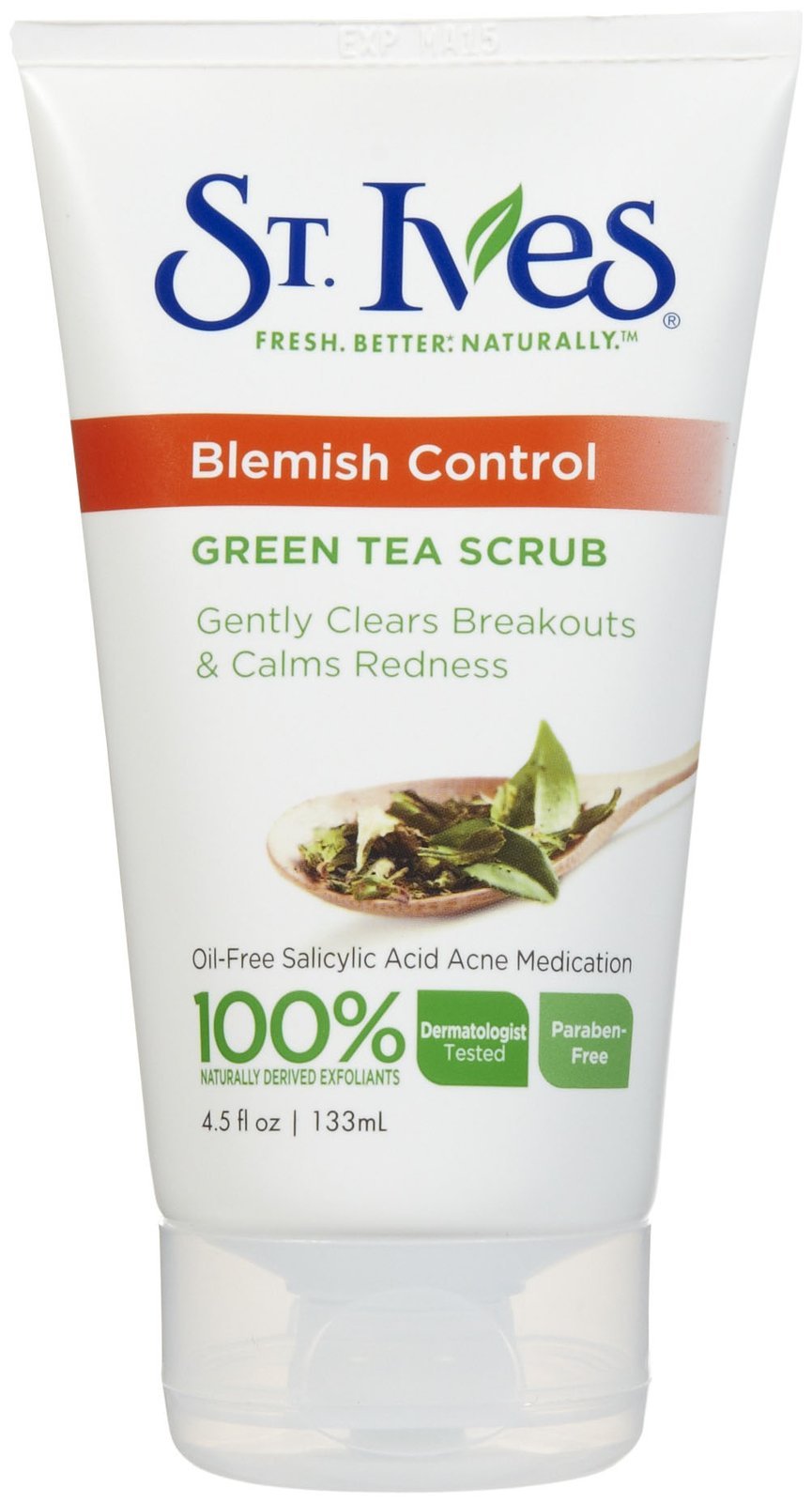 Blemish Control Green Tea Scrub by St. Ives, 4.5 Ounce