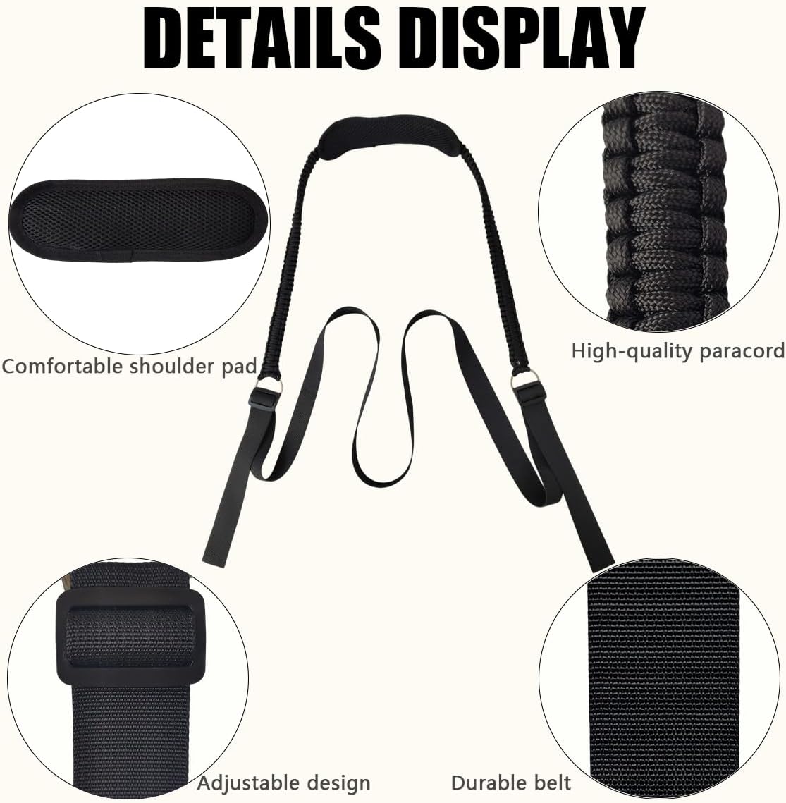 Cooler Strap Compatible with Engel 13qt and 19qt,Adjustable Cooler Strap,Heavy-Duty Carry System