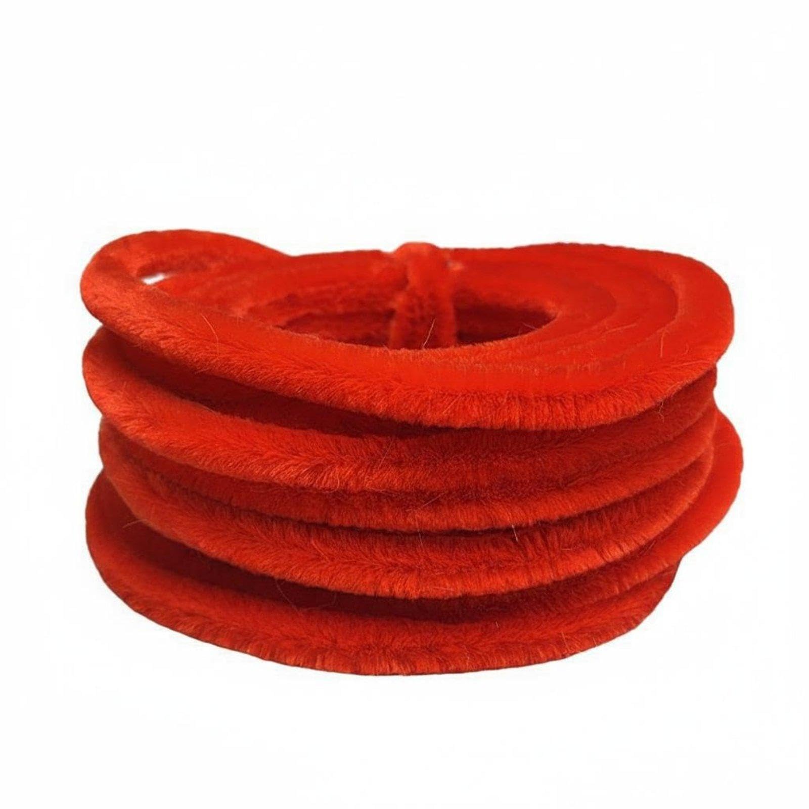 diy flower making wire flexible diy flower making material easy to shape high density fuzzy creative wire for diy enthusiast s, home crafting 13m red