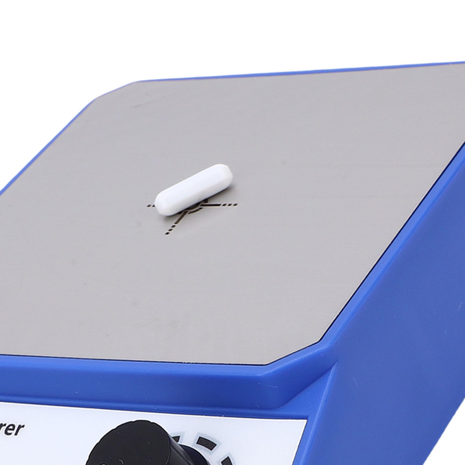 SIXRUN Agitador Magnético, Mezclador de Laboratorio con Fuerte Rendimiento Magnético, Base Antideslizante, 2500r Min, para Alimentos, Biotecnología, Instituciones Educativas (Enchufe de la UE