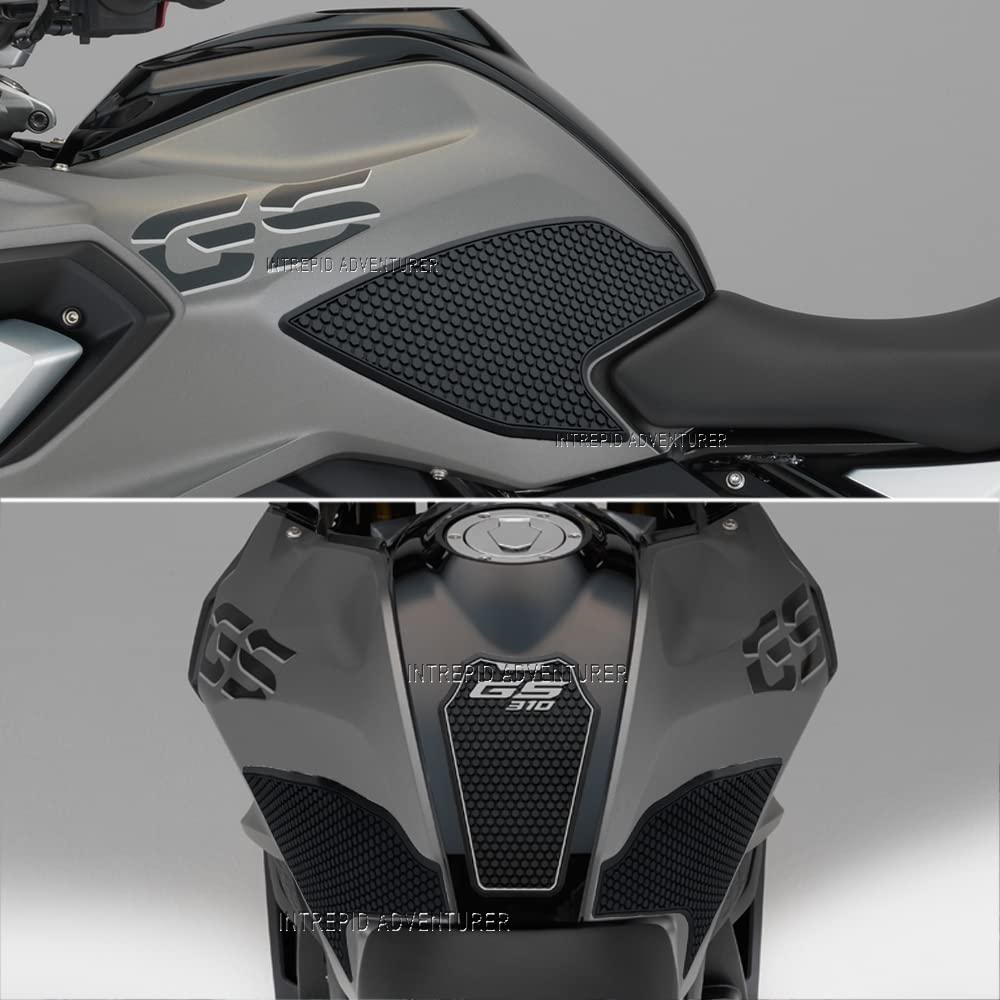 Willis Paraserbatoio Pad Serbatoio Carburante Moto per G310 GS,Adesivo Serbatoio Carburante Antiscivolo, Pad di Trazione Lato Serbatoio Carburante per G310 GS G 310GS