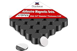 175 PCs Magnetic Sticky Dots: Stick to Metal Surfaces and Never Worry About Falling Off!