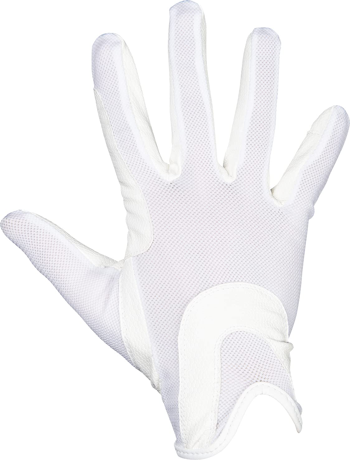 HKM Equestrian Horse Riding Gloves with Elastic Wrist and Mesh Grip | Breathable and Durable Material Combination of Polyester with Polyurethane