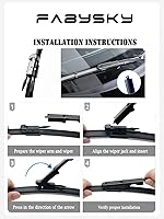 Vista 5 de 3 piezas de limpiaparabrisas para Mercedes-Benz GLA250 GLA45 AMG 2014-2015, BMW X1 2012-2015, limpiaparabrisas de repuesto de equipo original de 24