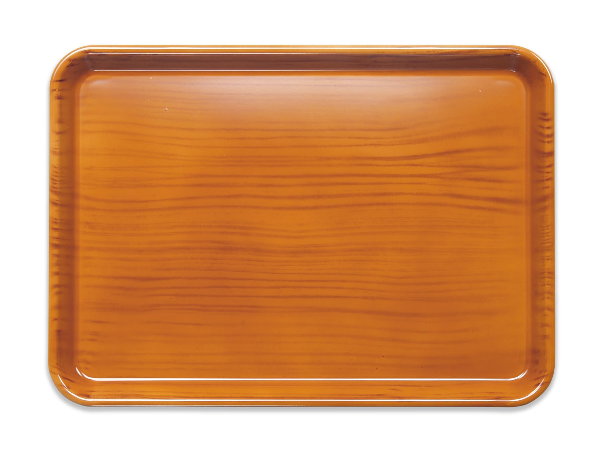 Pinot Non-Slip Serving Tray, Caramel Teak