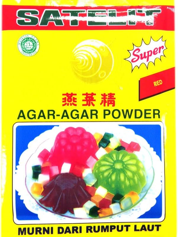 Agar Agar Powder (Red) - 0.2oz (Pack of 3)