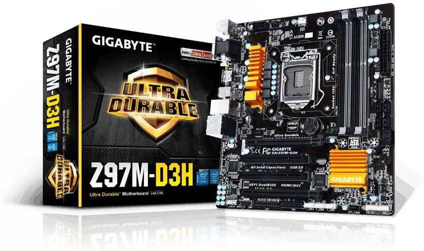 Gigabyte GA-Z97M-D3H LGA1150 Micro ATX Motherboard