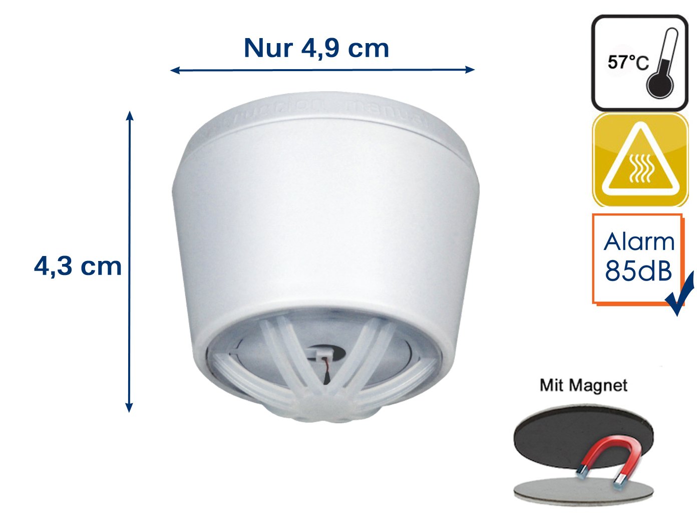MINI RILEVATORE A TENDA DOPPIA TECNOLOGIA PER PORTE E FINESTRE HILTRON ATEND
