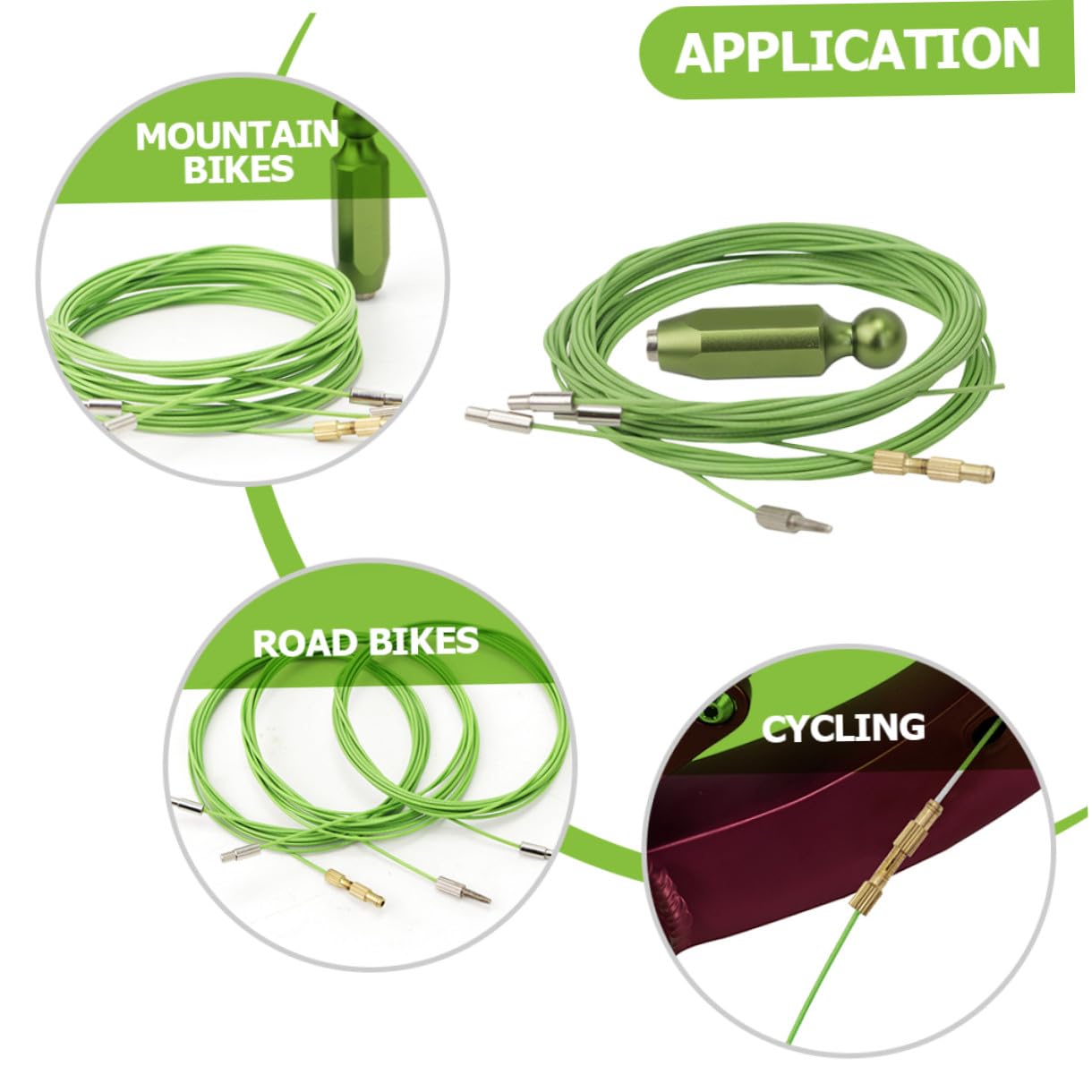 Toddmomy Kit Outil de Routage de Câbles Internes pour Cadres de Vélo Accessoire pour Passer Câbles Cadres
