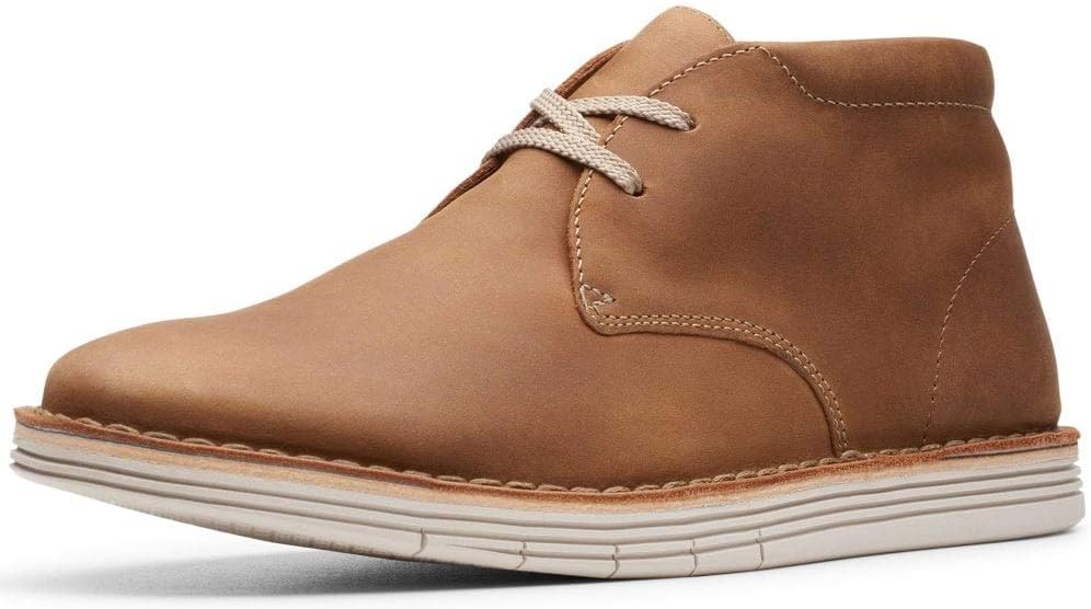 Clarks Forge Stride, mens Low-Top Sneakers, Tan Leather, 6 UK (39.5 EU)